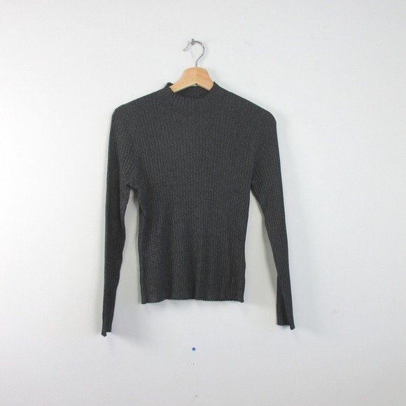 J. McLaughlin Maeve Sweater Skirt Matching Set M Black Metallic Midi Formal - Picture 2 of 13